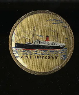 Compact Prints: RMS Franconia - yellow metal compact