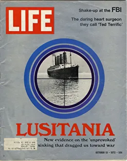 Evidence Prints: RMS Lusitania - cover design, Life magazine