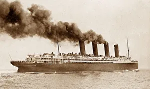 RMS Lusitania early 1900s