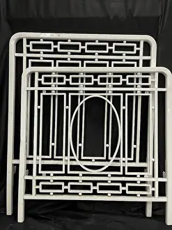 Ends Prints: RMS Majestic, First Class cast iron bed single ends