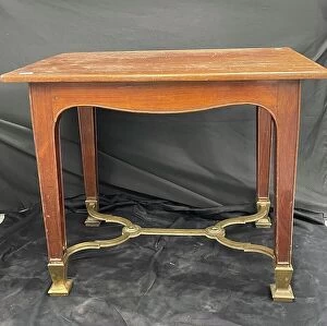 Majestic Collection: RMS Majestic, mahogany side table