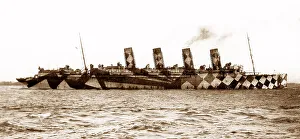Camouflaged Prints: RMS Mauretania camouflaged
