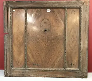 RMS Mauretania, First Class walnut panel for staircase area