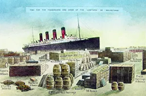 RMS Mauretania and RMS Lusitania early 1900s