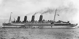 Images Dated 16th September 2011: RMS Mauretania, used as hospital ship during WW1