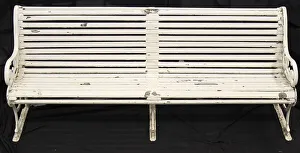 Ends Prints: RMS Olympic - cast iron deck bench