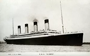Images Dated 6th April 2016: RMS Olympic, cruise ship of the White Star Line