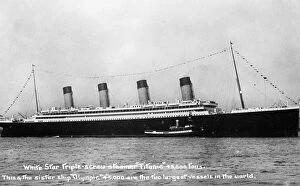 Images Dated 28th July 2016: RMS Olympic, cruise ship of the White Star Line