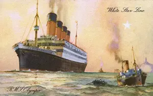 Olympic Prints: RMS Olympic - Ocean Liner for the White Star Line
