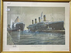 Harley Prints: RMS Olympic and RMS Titanic by Harley Crossley
