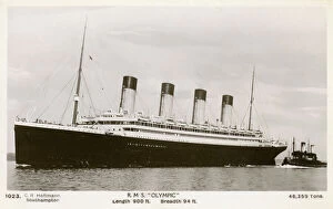 Images Dated 3rd August 2015: The RMS Olympic - White Star Line