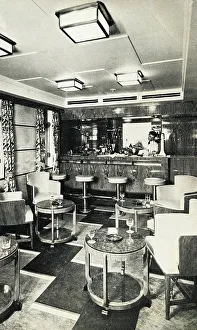 Cocktail Prints: RMS Parthia, Cocktail Bar