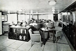 Lounge Collection: RMS Queen Elizabeth, Lounge