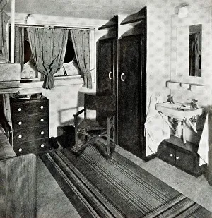 Stateroom Prints: RMS Queen Elizabeth, Stateroom