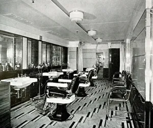 Barbers Prints: RMS Queen Mary, The Barbers