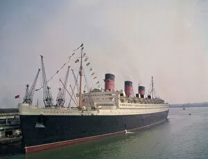 Flags Gallery: RMS Queen Mary, Cunard Lines