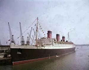 Images Dated 27th February 2018: RMS Queen Mary, Cunard Lines