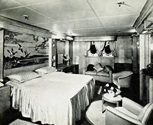 Stateroom Prints: RMS Queen Mary, Stateroom