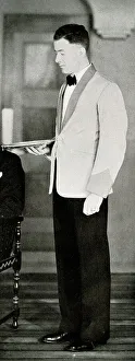 Steward Prints: RMS Queen Mary, steward at work