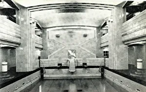 Brochure Prints: RMS Queen Mary, Swimming Pool