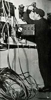 RMS Queen Mary, telephone engineer prior to launch