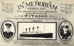 Heroes Collection: RMS Titanic - Captain Smith and Jack Phillips