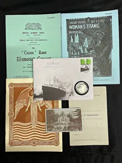 Mint Collection: RMS Titanic, collection of memorabilia, 2012 centenary