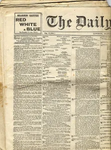 Cellist Prints: RMS Titanic - The Daily Telegraph newspaper