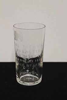 Engraved Collection: RMS Titanic - engraved commemorative beaker