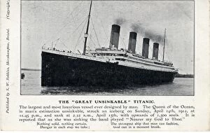 Mint Collection: RMS Titanic - The Great Unsinkable Titanic