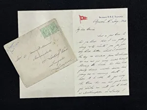 Wilde Prints: RMS Titanic, and Olympic, Henry Tingle Wilde, letter