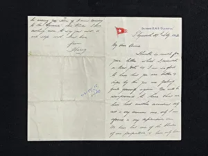RMS Titanic and Olympic, Henry Tingle Wilde, letter