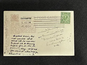 Maiden Prints: RMS Titanic, and Olympic, postcard from Southampton