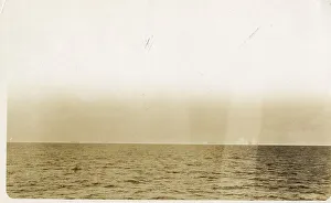 RMS Titanic - photograph of icebergs, Atlantic Ocean
