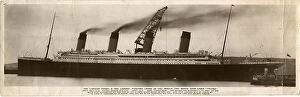 Hurst Collection: RMS Titanic - post-disaster postcard