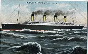 RMS Titanic - pre-maiden voyage postcard