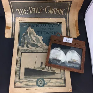 Naive Collection: RMS Titanic - shell memorials and two publications