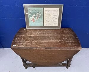 Inches Collection: RMS Titanic, table of English composer Archibald Joyce
