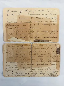 Archibald Prints: R.M.S. TITANIC - Unique Titanic lettercard from one of the most well known survivors of the disaster