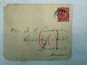 Archibald Prints: R.M.S. TITANIC - Unique Titanic lettercard from one of the most well known survivors of the disaster