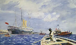 National Museums Northern Ireland Gallery: RMSP Danube, Bahia, Brazil