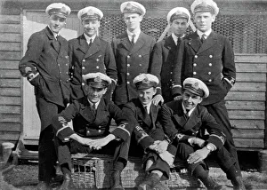 Newhaven Prints: RNAS Pilots at Newhaven early 1900s