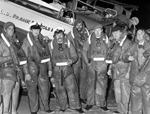 Images Dated 25th November 2016: RNLI lifeboat crew, St Ives, Cornwall
