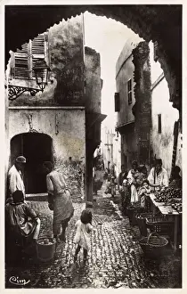 Archway Prints: A road in the Arab Quarter - Constantine, Algeria