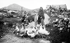 Highway Prints: A road in Connemara, West of Ireland, early 1900s