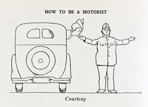 Lean Prints: Road courtesy / W H Robinson