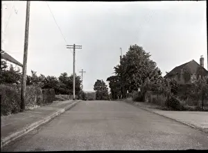Southend Prints: Road with Hill, Hullbridge, Essex