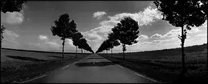 Road-landscape, France