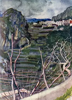 Terracing Prints: The road to Ravello, Campania