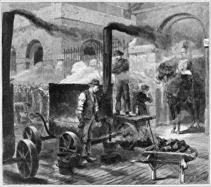 Machines Collection: Road Works in Whitehall, London, 1882